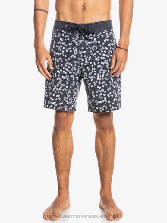 negru surfsilk spălat 18 boardshorts XT6B1755 bărbați Quiksilver