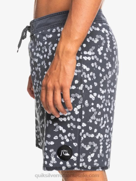 negru surfsilk spălat 18 boardshorts XT6B1755 bărbați Quiksilver