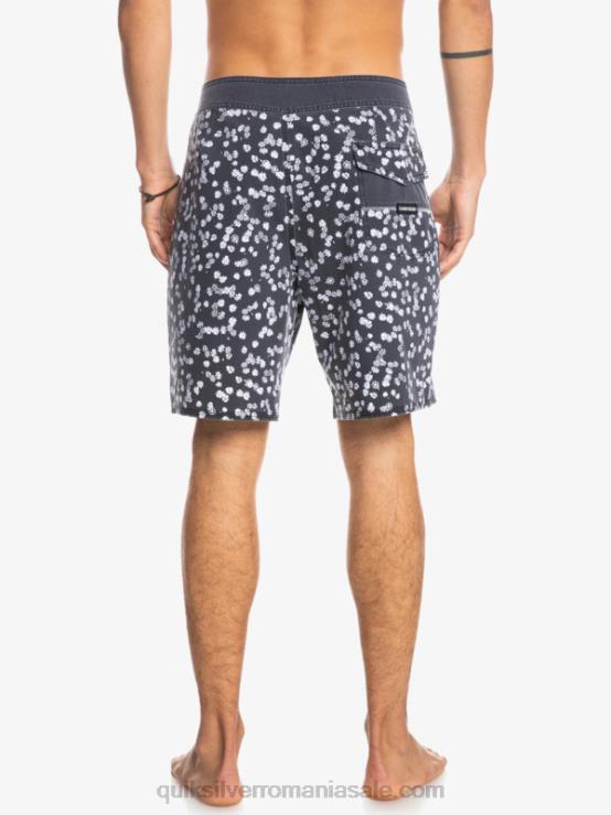 negru surfsilk spălat 18 boardshorts XT6B1755 bărbați Quiksilver