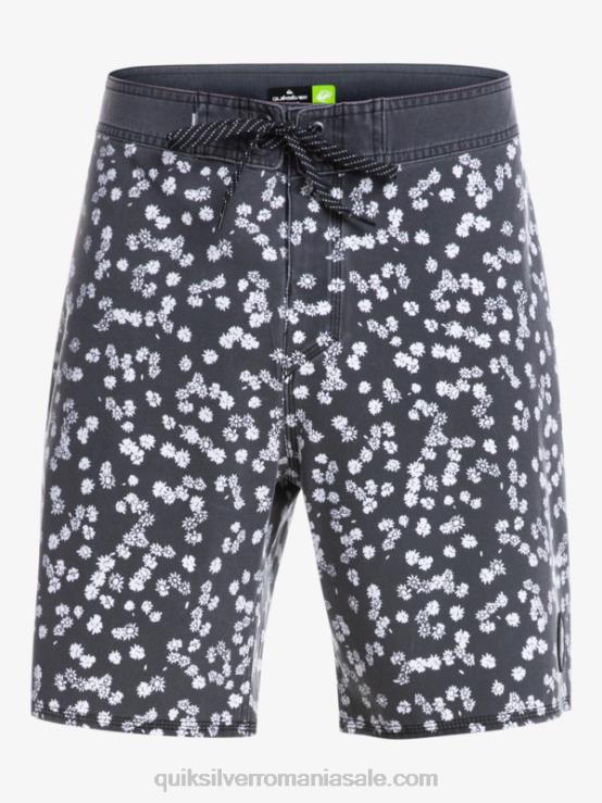 negru surfsilk spălat 18 boardshorts XT6B1755 bărbați Quiksilver