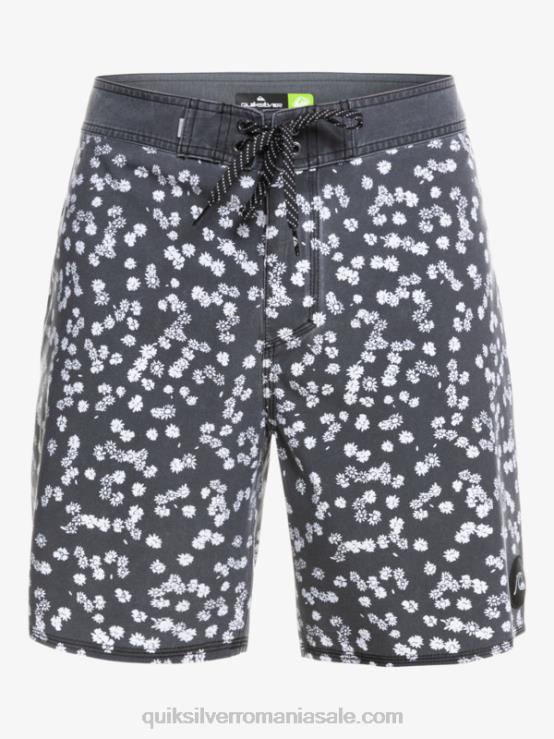 negru surfsilk spălat 18 boardshorts XT6B1755 bărbați Quiksilver