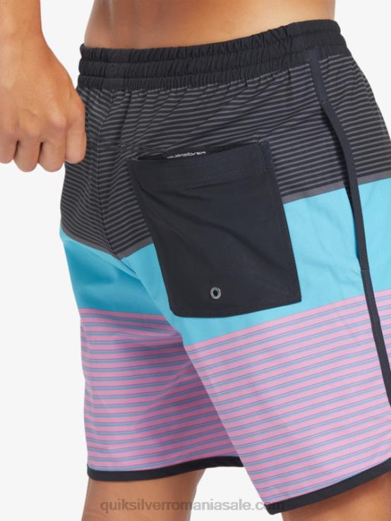 negru surfsilk tijuana 17 volei XT6B510 bărbați Quiksilver