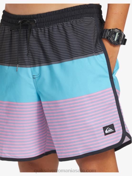negru surfsilk tijuana 17 volei XT6B510 bărbați Quiksilver
