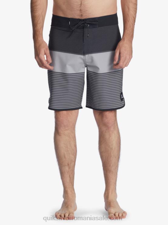 negru surfsilk tijuana 19 boardshorts XT6B1402 bărbați Quiksilver