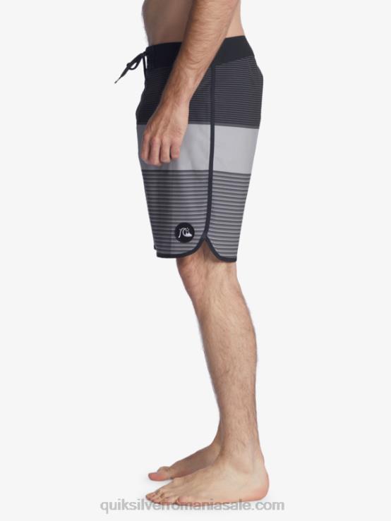 negru surfsilk tijuana 19 boardshorts XT6B1402 bărbați Quiksilver
