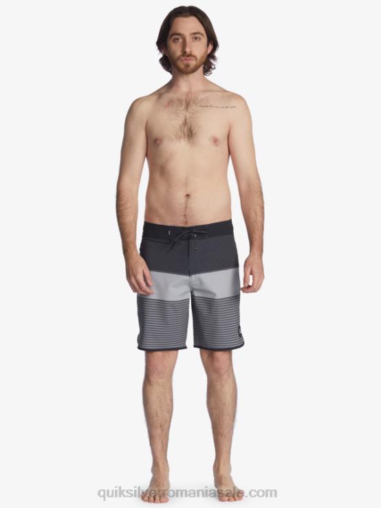 negru surfsilk tijuana 19 boardshorts XT6B1402 bărbați Quiksilver