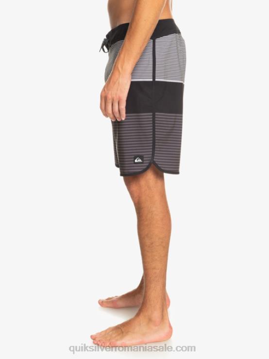 negru surfsilk tijuana 19 boardshorts XT6B206 bărbați Quiksilver