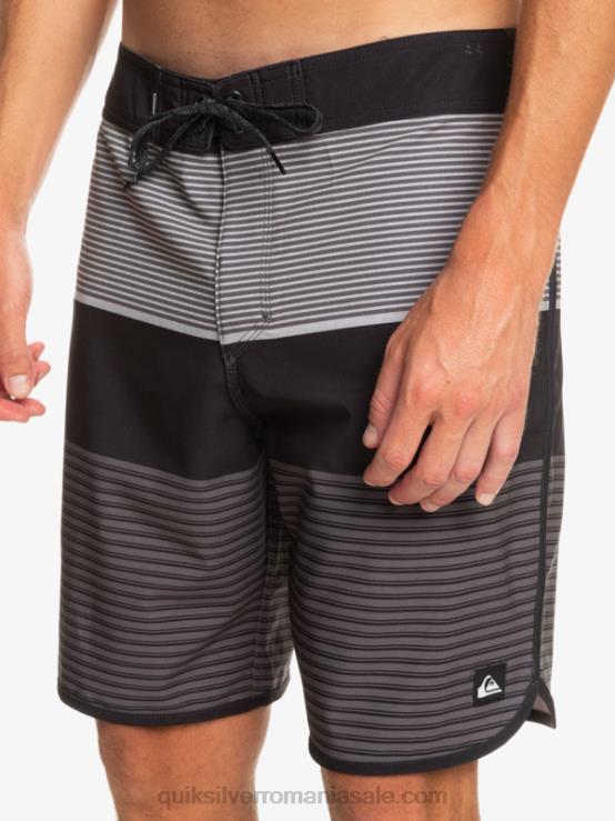 negru surfsilk tijuana 19 boardshorts XT6B206 bărbați Quiksilver