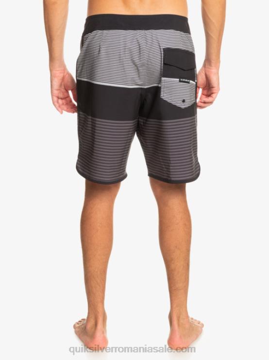 negru surfsilk tijuana 19 boardshorts XT6B206 bărbați Quiksilver