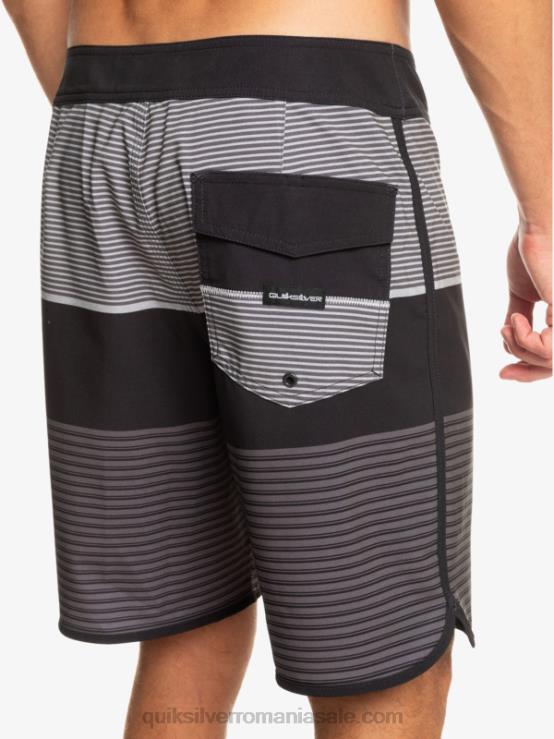 negru surfsilk tijuana 19 boardshorts XT6B206 bărbați Quiksilver