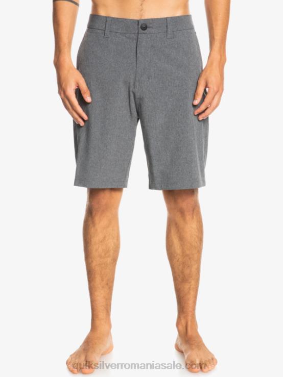 negru union heather 20 amphibian boardshorts XT6B65 bărbați Quiksilver