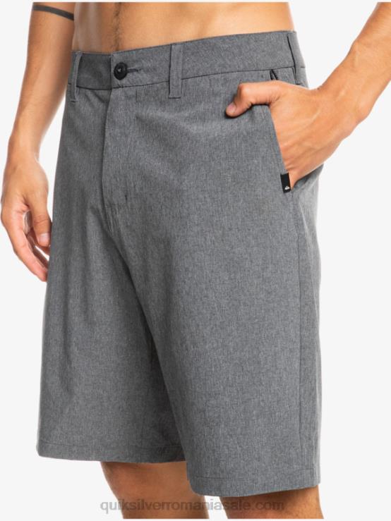 negru union heather 20 amphibian boardshorts XT6B65 bărbați Quiksilver