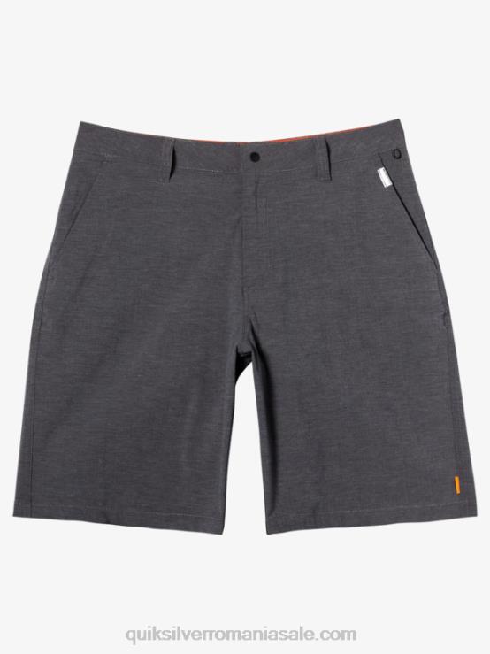 negru waterman backwater 20 amfibieni boardshorts XT6B774 bărbați Quiksilver