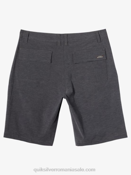 negru waterman backwater 20 amfibieni boardshorts XT6B774 bărbați Quiksilver