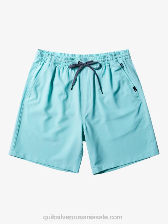 înger albastru pantaloni scurți elastic ocean 18 amfibieni XT6B346 bărbați Quiksilver