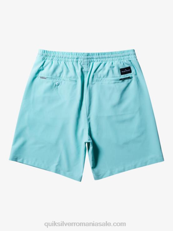 înger albastru pantaloni scurți elastic ocean 18 amfibieni XT6B346 bărbați Quiksilver