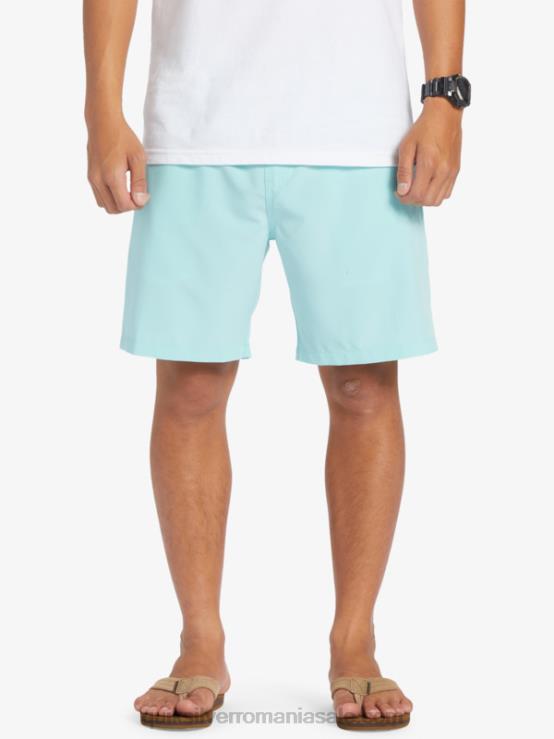 înger albastru pantaloni scurți elastic ocean 18 amfibieni XT6B346 bărbați Quiksilver