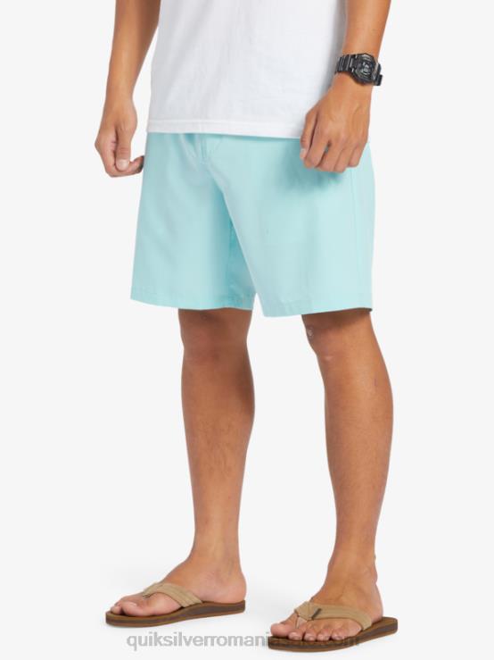 înger albastru pantaloni scurți elastic ocean 18 amfibieni XT6B346 bărbați Quiksilver