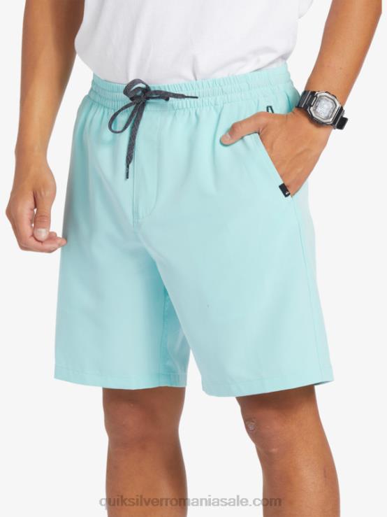 înger albastru pantaloni scurți elastic ocean 18 amfibieni XT6B346 bărbați Quiksilver