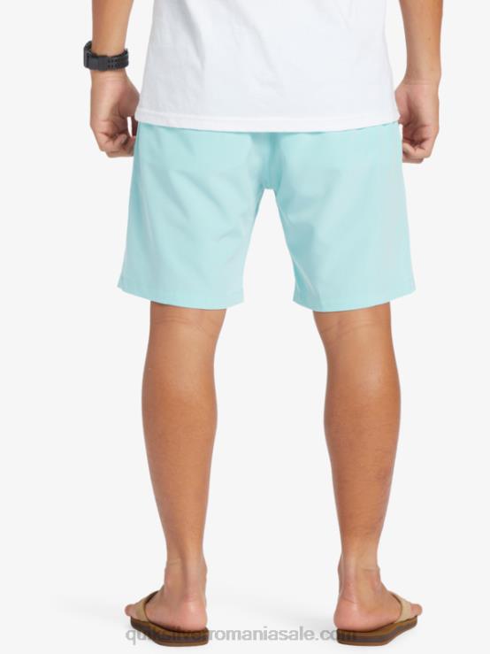 înger albastru pantaloni scurți elastic ocean 18 amfibieni XT6B346 bărbați Quiksilver