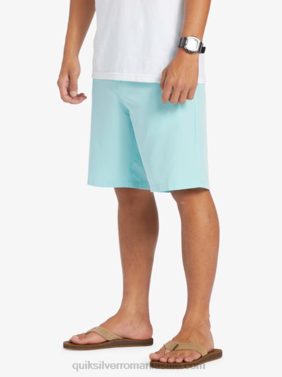 înger albastru pantaloni scurți hibrid ocean union amphibian 20 XT6B146 bărbați Quiksilver