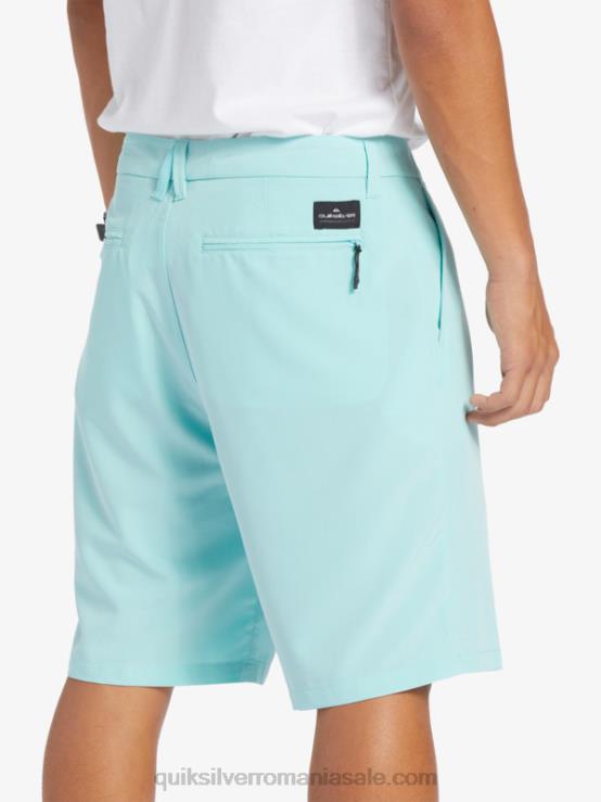 înger albastru pantaloni scurți hibrid ocean union amphibian 20 XT6B146 bărbați Quiksilver