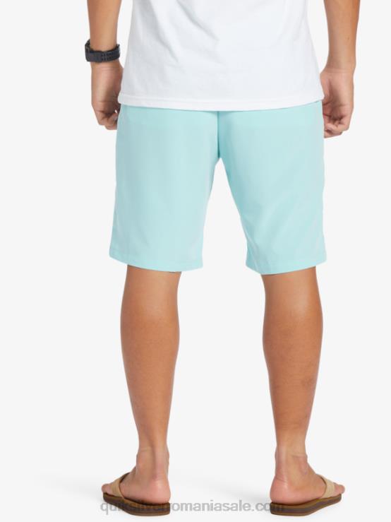înger albastru pantaloni scurți hibrid ocean union amphibian 20 XT6B146 bărbați Quiksilver