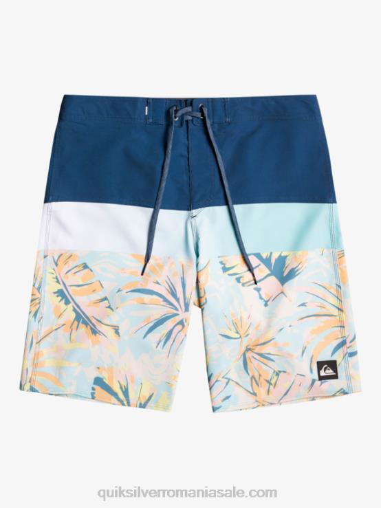 însemne albastre surfsilk panel 20 boardshorts XT6B1450 bărbați Quiksilver