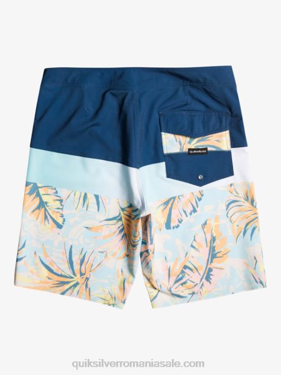 însemne albastre surfsilk panel 20 boardshorts XT6B1450 bărbați Quiksilver