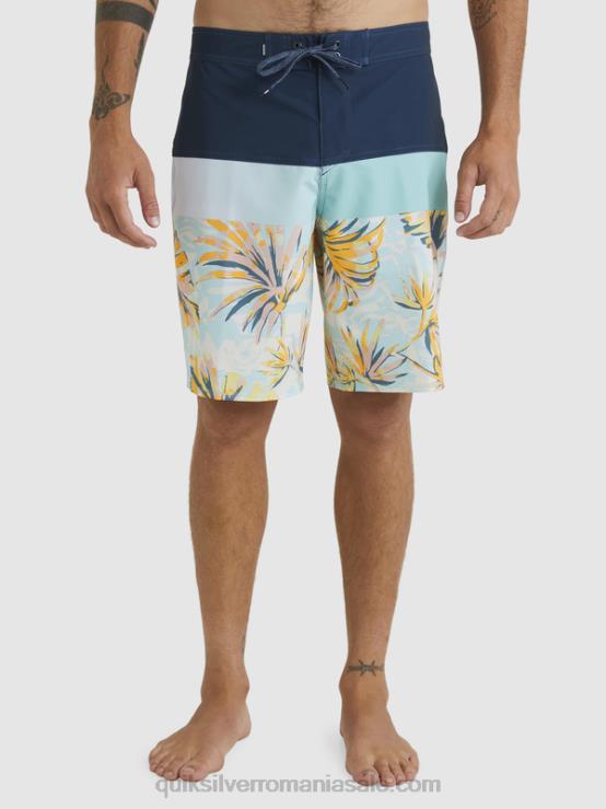 însemne albastre surfsilk panel 20 boardshorts XT6B1450 bărbați Quiksilver
