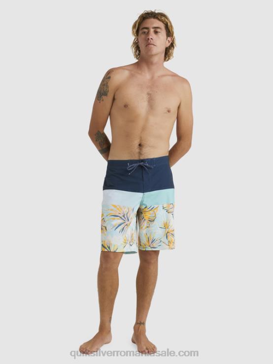 însemne albastre surfsilk panel 20 boardshorts XT6B1450 bărbați Quiksilver