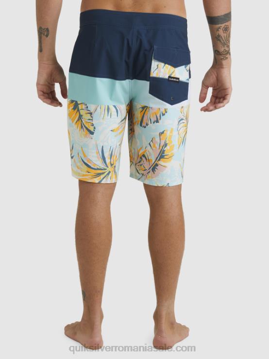 însemne albastre surfsilk panel 20 boardshorts XT6B1450 bărbați Quiksilver