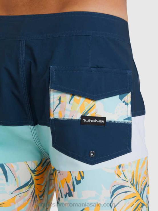 însemne albastre surfsilk panel 20 boardshorts XT6B1450 bărbați Quiksilver
