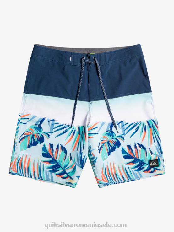 însemne albastre surfsilk panel 20 boardshorts XT6B1456 bărbați Quiksilver