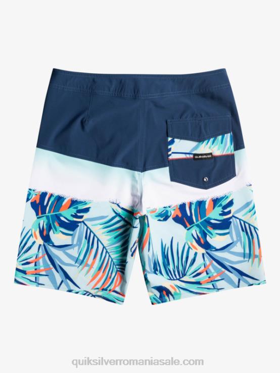 însemne albastre surfsilk panel 20 boardshorts XT6B1456 bărbați Quiksilver
