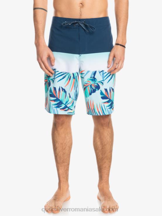 însemne albastre surfsilk panel 20 boardshorts XT6B1456 bărbați Quiksilver