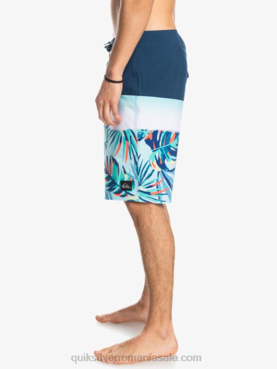 însemne albastre surfsilk panel 20 boardshorts XT6B1456 bărbați Quiksilver