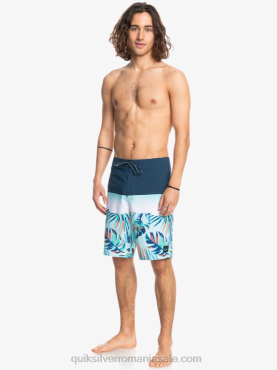 însemne albastre surfsilk panel 20 boardshorts XT6B1456 bărbați Quiksilver
