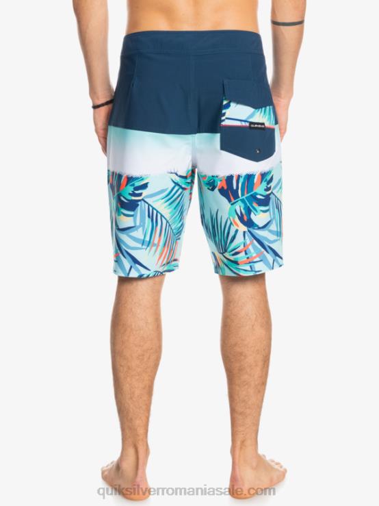 însemne albastre surfsilk panel 20 boardshorts XT6B1456 bărbați Quiksilver