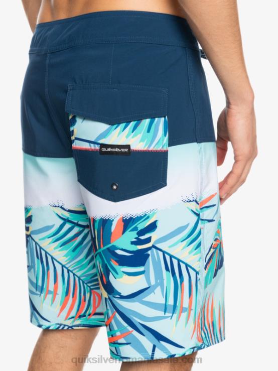 însemne albastre surfsilk panel 20 boardshorts XT6B1456 bărbați Quiksilver