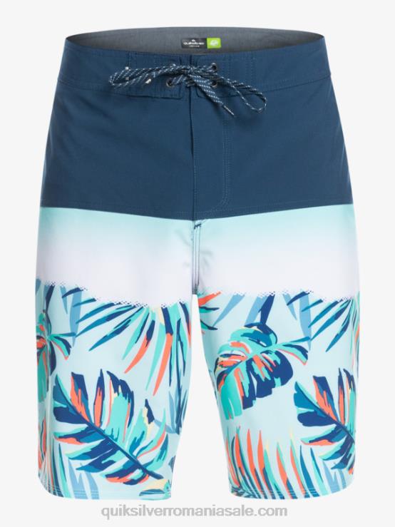 însemne albastre surfsilk panel 20 boardshorts XT6B1456 bărbați Quiksilver