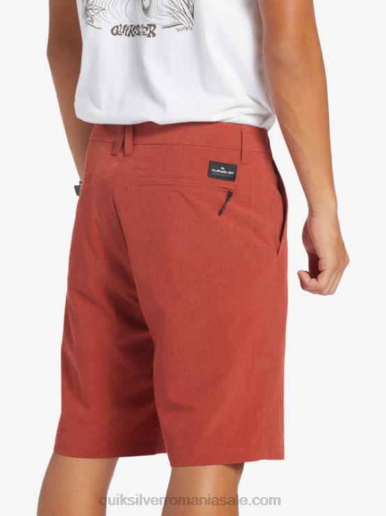 ocru roșu union heather 20 amphibian boardshorts XT6B67 bărbați Quiksilver