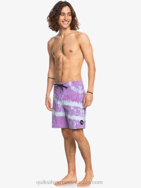 orhidee prăfuită surfsilk piped 18 boardshorts XT6B1750 bărbați Quiksilver