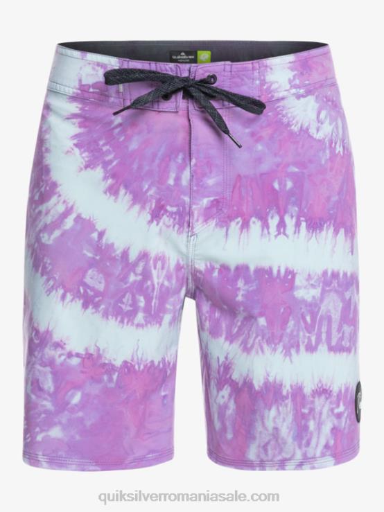orhidee prăfuită surfsilk piped 18 boardshorts XT6B1750 bărbați Quiksilver