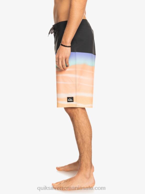 pepene galben surfsilk panel 20 boardshorts XT6B1452 bărbați Quiksilver