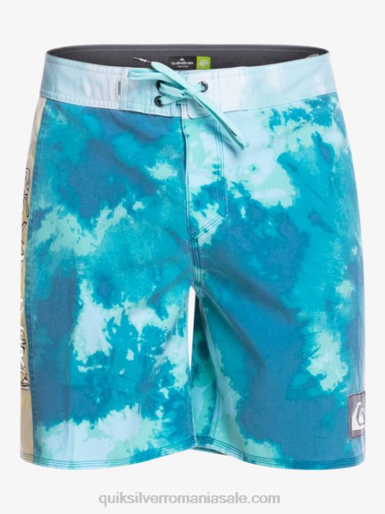 port maritim Surfsilk acid wash 18 boardshorts XT6B1746 bărbați Quiksilver