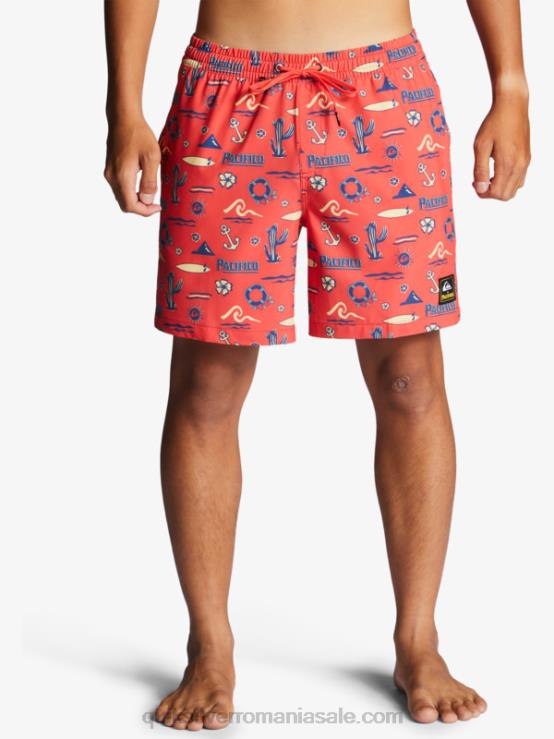 red pacific quiksilver volei 17 salve XT6B1764 bărbați Quiksilver x Pacifico
