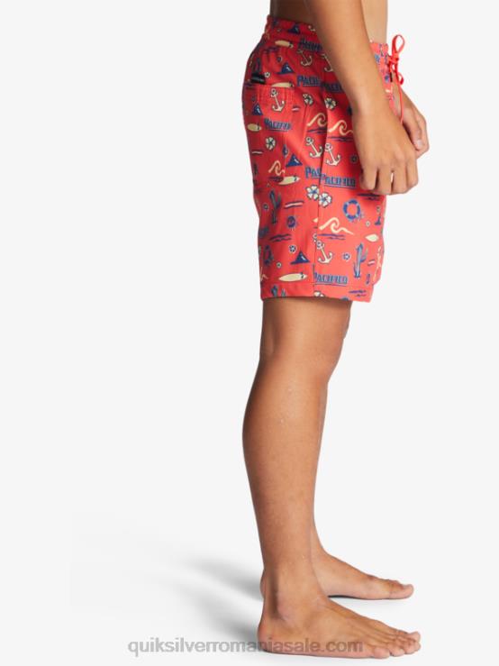 red pacific quiksilver volei 17 salve XT6B1764 bărbați Quiksilver x Pacifico