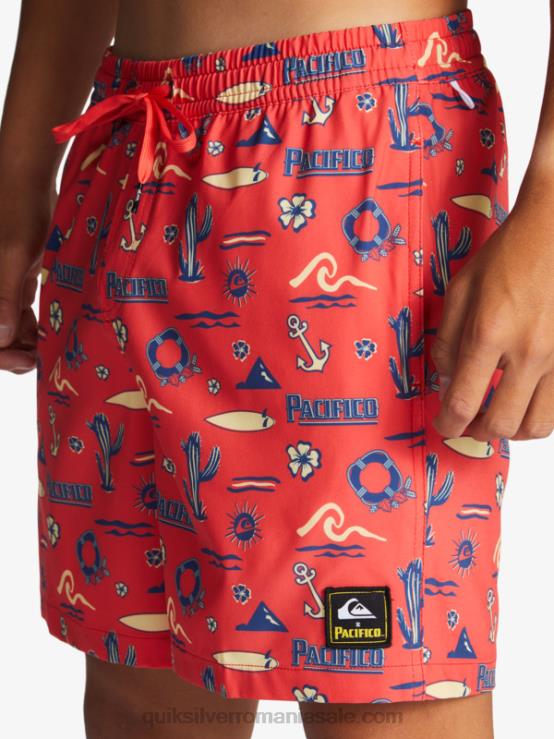 red pacific quiksilver volei 17 salve XT6B1764 bărbați Quiksilver x Pacifico