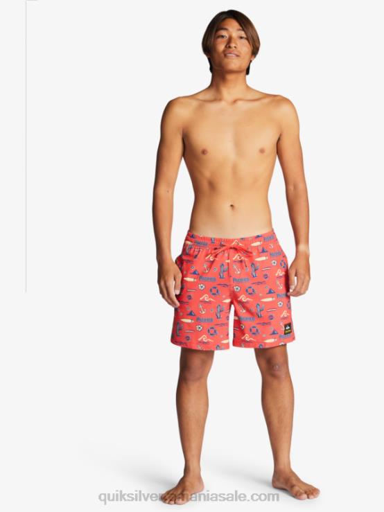 red pacific quiksilver volei 17 salve XT6B1764 bărbați Quiksilver x Pacifico